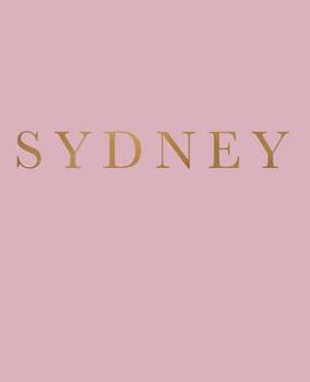 Sydney: A decorative book for coffee tables, bookshelves and interior design styling | Stack deco books together to create a custom look (Cities of the World in Blush)