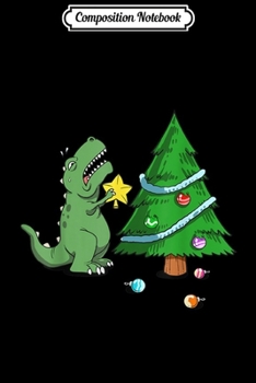 Paperback Composition Notebook: Funny Struggle Is Real Dinosaur Christmas Tree Star Journal/Notebook Blank Lined Ruled 6x9 100 Pages Book
