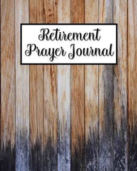 Paperback Retirement Prayer Journal: 60 days of Guided Prompts and Scriptures Brown Wood Book