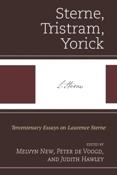 Hardcover Sterne, Tristram, Yorick: Tercentenary Essays on Laurence Sterne Book