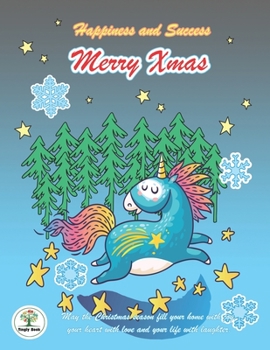 Happiness and Success Merry Xmas: Bullet Planner 2020 and Notebook Chrismas Theme, A Unicorn cover design