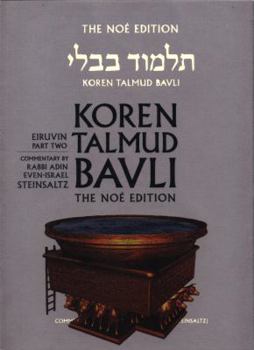 Hardcover Koren Talmud Bavli, Vol.5: Tractate Eiruvin, Part 2, Noe Color Edition, Hebrew/English Book
