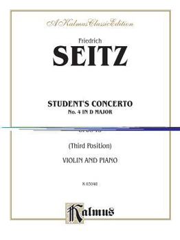 Paperback Student's Concerto No. IV in D (Kalmus Edition) Book