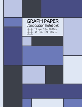 Graph Paper Composition Notebook: Grid Paper Notebook, Quad Ruled 4x4 (4 squares per inch) - 120 numbered pages in large size 8.5x11"