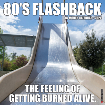 Calendar 80's Flashback 2024 12 X 12 Wall Calendar Book
