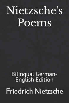 Paperback Nietzsche's Poems: Bilingual German-English Edition Book