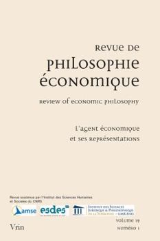 Paperback L'Agent Economique Et Ses Representations [French] Book