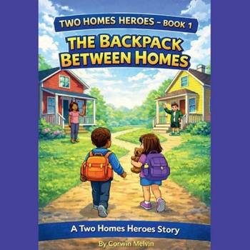 Paperback TWO HOMES HEROES - BOOK 1 - THE BACKPACK BETWEEN HOMES: A Two Homes Heroes Story Book
