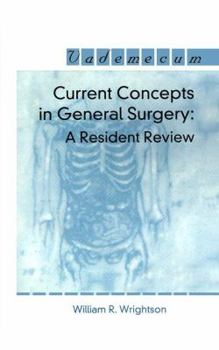 Paperback Current Concepts in General Surgery: A Resident Review Book