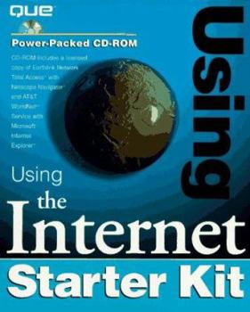 Paperback Using the Internet Starter Kit [With EarthLink Network Total Access W/Netscape Navigato] Book