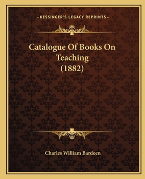 Paperback Catalogue Of Books On Teaching (1882) Book