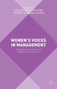 Hardcover Women's Voices in Management: Identifying Innovative and Responsible Solutions Book