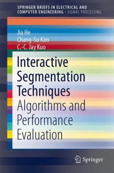 Paperback Interactive Segmentation Techniques: Algorithms and Performance Evaluation Book