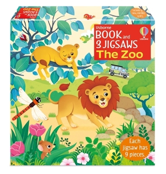 Usborne Book and 3 Jigsaws: The Zoo - Book  of the Usborne Book and 3 Jigsaws