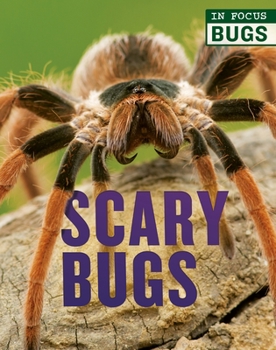 Library Binding Scary Bugs Book