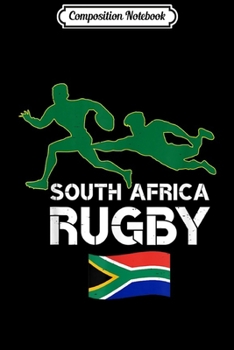 Composition Notebook: South African Rugby Bokke South Africa Flag  Journal/Notebook Blank Lined Ruled 6x9 100 Pages