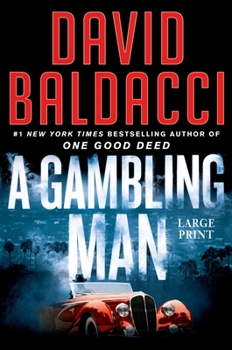 Hardcover A Gambling Man [Large Print] Book
