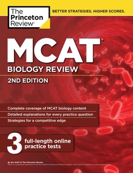 Paperback MCAT Biology Review Book