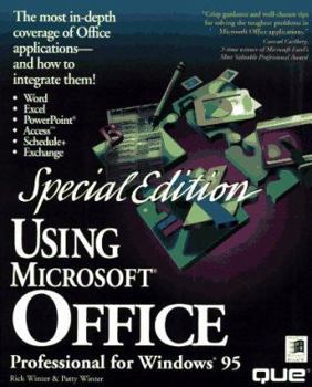 Hardcover Using Microsoft Office Professional for Windows 95 Book
