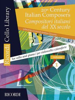 Paperback 20th Century Italian Composers, Vol. 1: Cello and Piano Book
