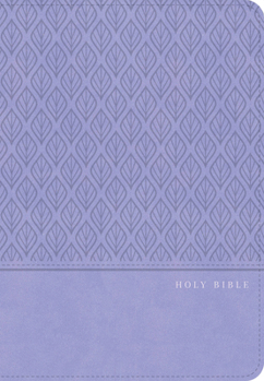 Imitation Leather CSB Giant Print Reference Bible, Optimal Type, Digital Study Edition, Lavender Leathertouch Book