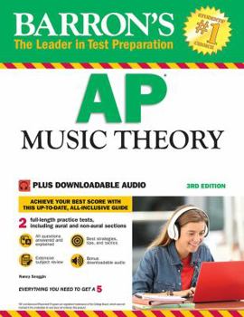 Paperback AP Music Theory: With Downloadable Audio Files Book