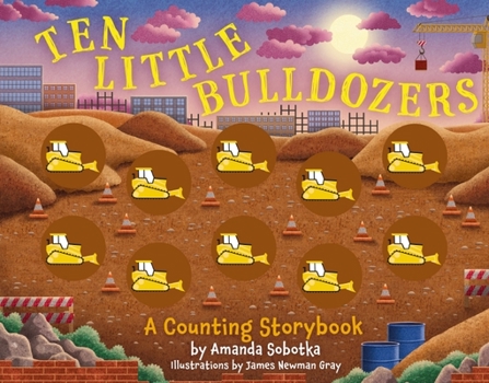 Board book Ten Little Bulldozers: A Counting Storybook Book