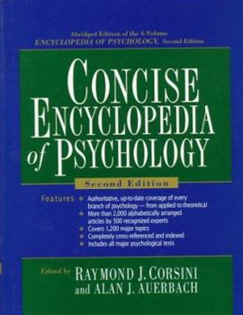 Hardcover Concise Encyclopedia of Psychology Book