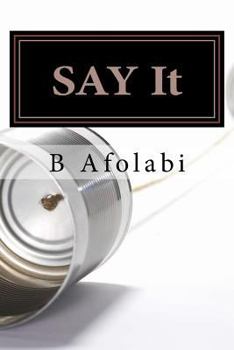 Paperback SAY It Book