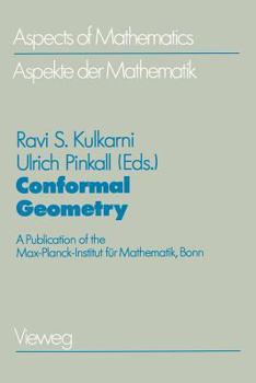 Paperback Conformal Geometry: A Publication of the Max-Planck-Institut Für Mathematik, Bonn [German] Book