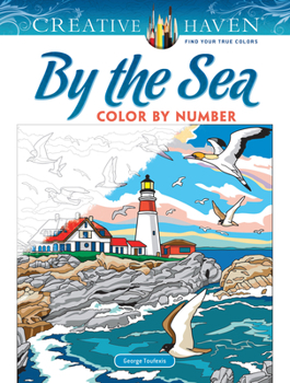 Paperback Creative Haven by the Sea Color by Number Book