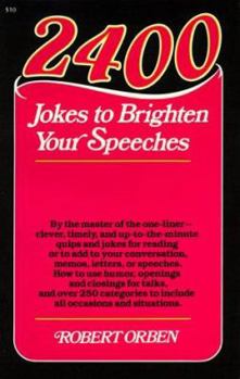 Paperback 2400 Jokes to Brighten Your Speeches Book