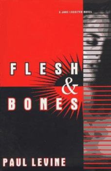 Hardcover Flesh and Bones: A Jake Lassiter Novel [Large Print] Book