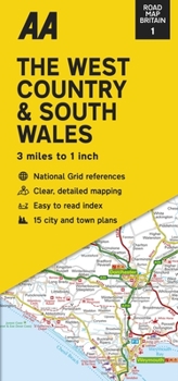 Loose Leaf Road Map Britain: The West Country & South Wales Book