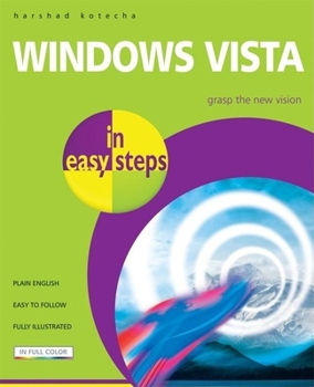Paperback Windows Vista in Easy Steps Book