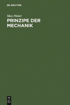 Hardcover Prinzipe der Mechanik [German] Book