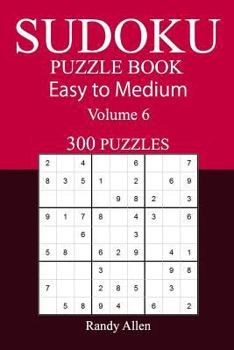 Paperback 300 Easy to Medium Sudoku Puzzle Book