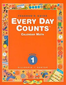 Paperback Great Source Every Day Counts: Teacher's Guide Grade 1 Book