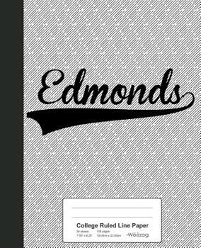 Paperback College Ruled Line Paper: EDMONDS Notebook Book