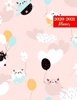 Paperback 2020-2021 Planner: Cute Daily, Weekly & Monthly Organizer & Diary - 2 Year Appointment Calendar, Business Planners, Agenda Schedule Logbo Book