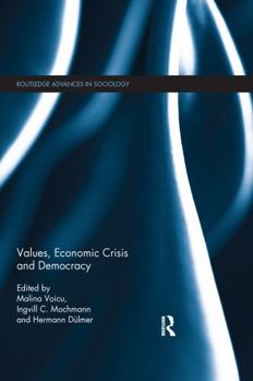 Paperback Values, Economic Crisis and Democracy Book