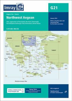 Paperback Imray Chart G21: Northwest Aegean Sea Book