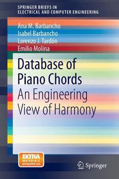 Paperback Database of Piano Chords: An Engineering View of Harmony Book