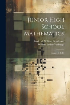 Junior high school mathematics: Courses I, II, III