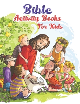 Paperback Bible Activity Books For Kids: A Fun Kids Workbook Game For Number by Coloring Activity Book
