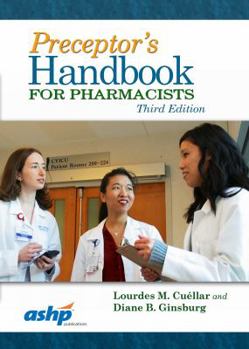 Paperback Preceptor's Handbook for Pharmacists Book