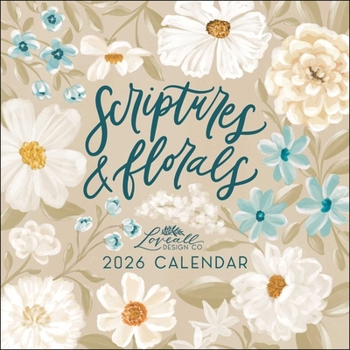 Calendar Scriptures and Florals 2026 Wall Calendar Book