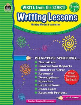 Paperback Write from the Start! Writing Lessons Grd 4 Book