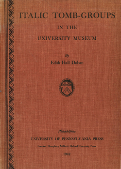 Hardcover Italic Tomb-Groups in the University Museum Book