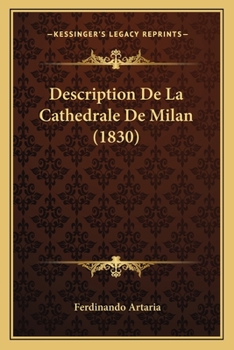 Paperback Description De La Cathedrale De Milan (1830) [Italian] Book